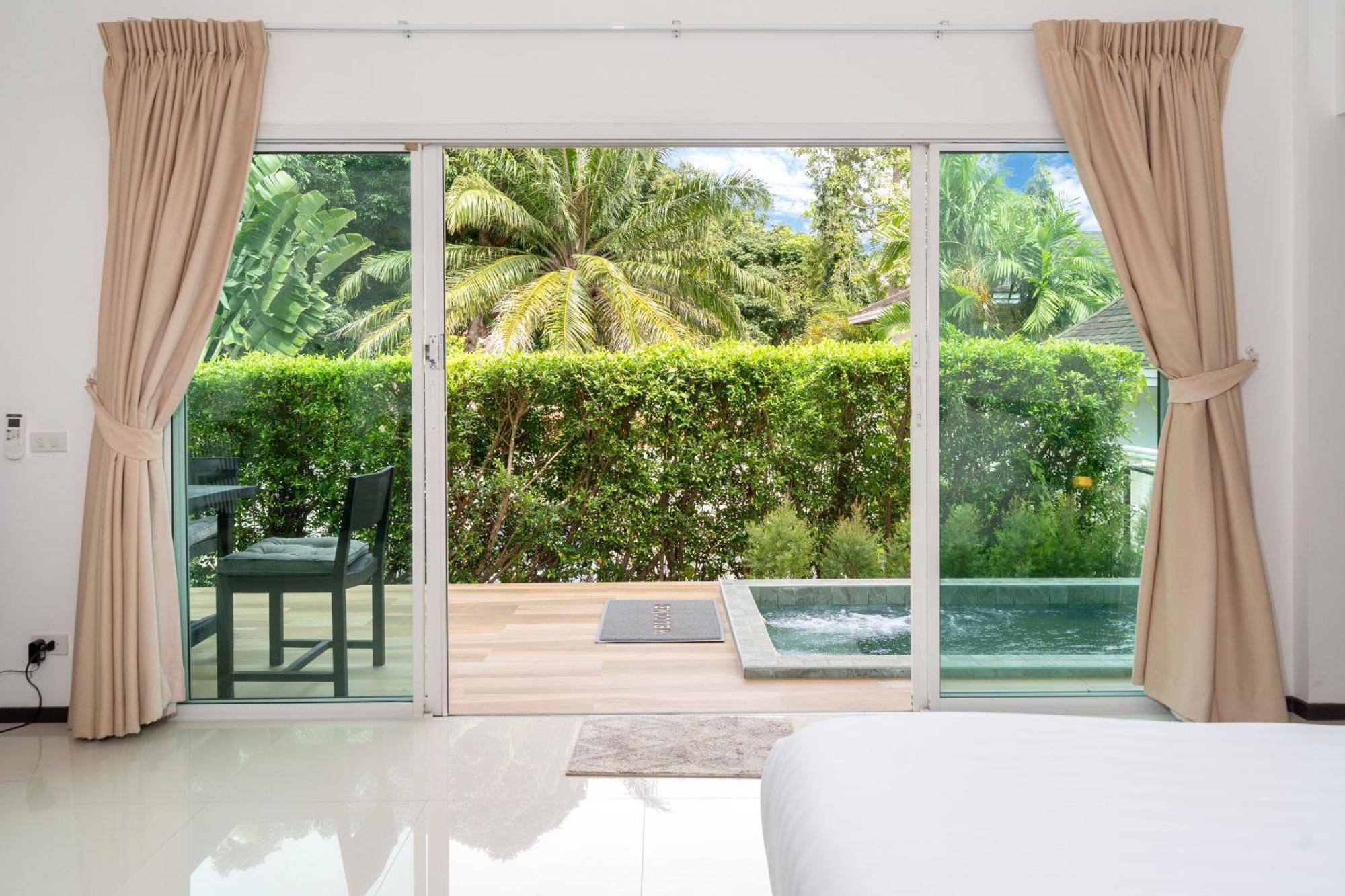 Oxavia Garden Oasis In Nai Harn - Your Private Tropical Garden With 3 Cabins And Jacuzzi Rawai エクステリア 写真