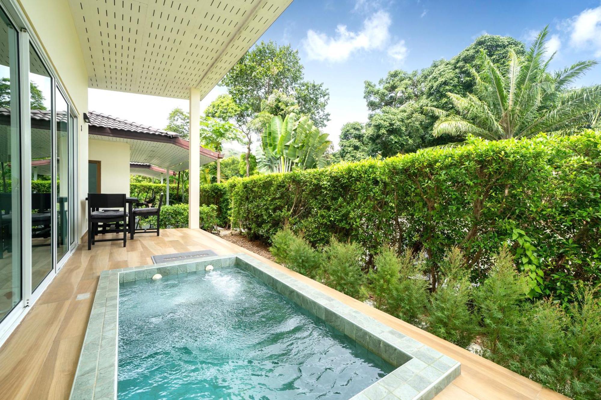 Oxavia Garden Oasis In Nai Harn - Your Private Tropical Garden With 3 Cabins And Jacuzzi Rawai エクステリア 写真
