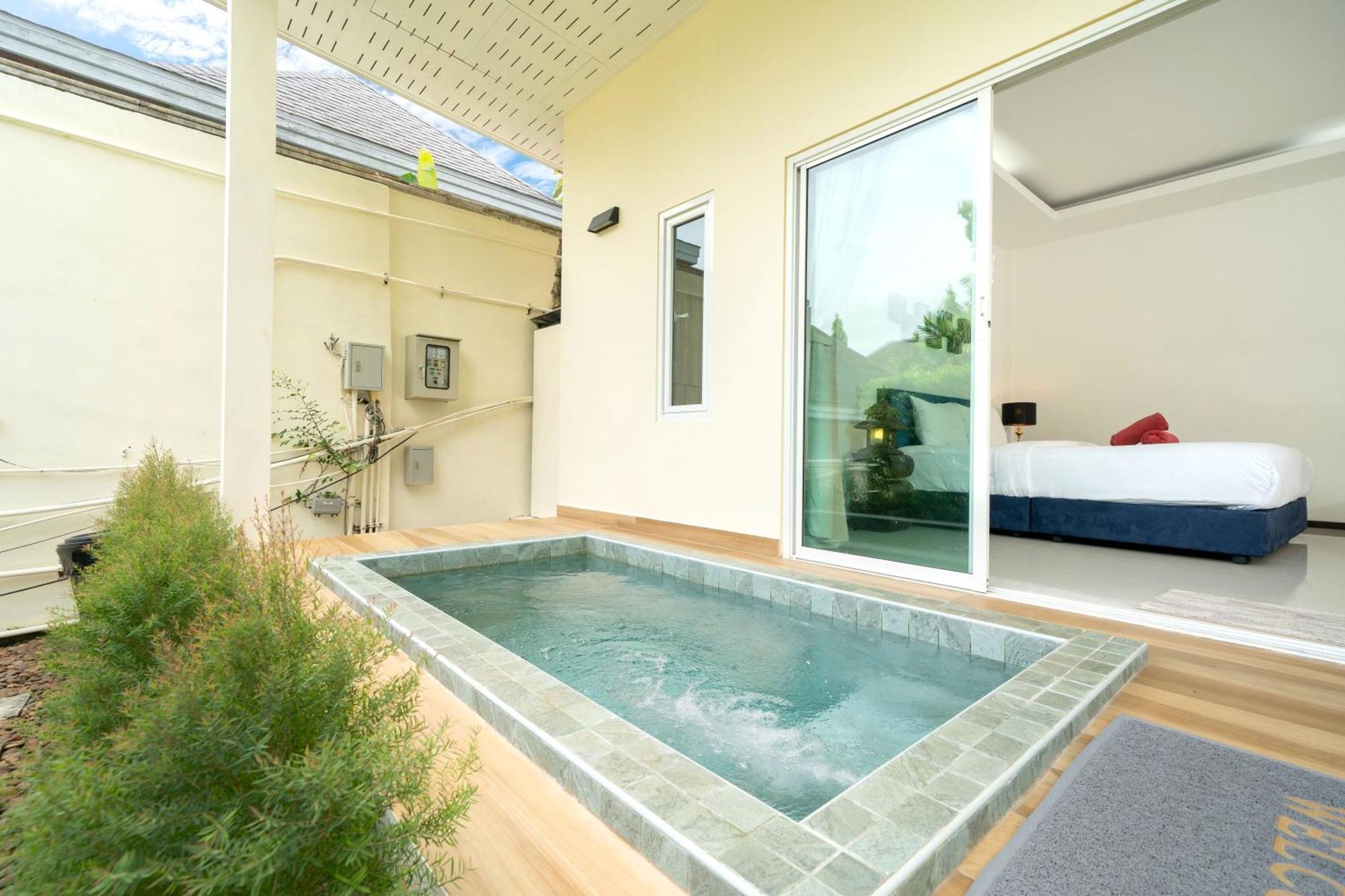 Oxavia Garden Oasis In Nai Harn - Your Private Tropical Garden With 3 Cabins And Jacuzzi Rawai エクステリア 写真