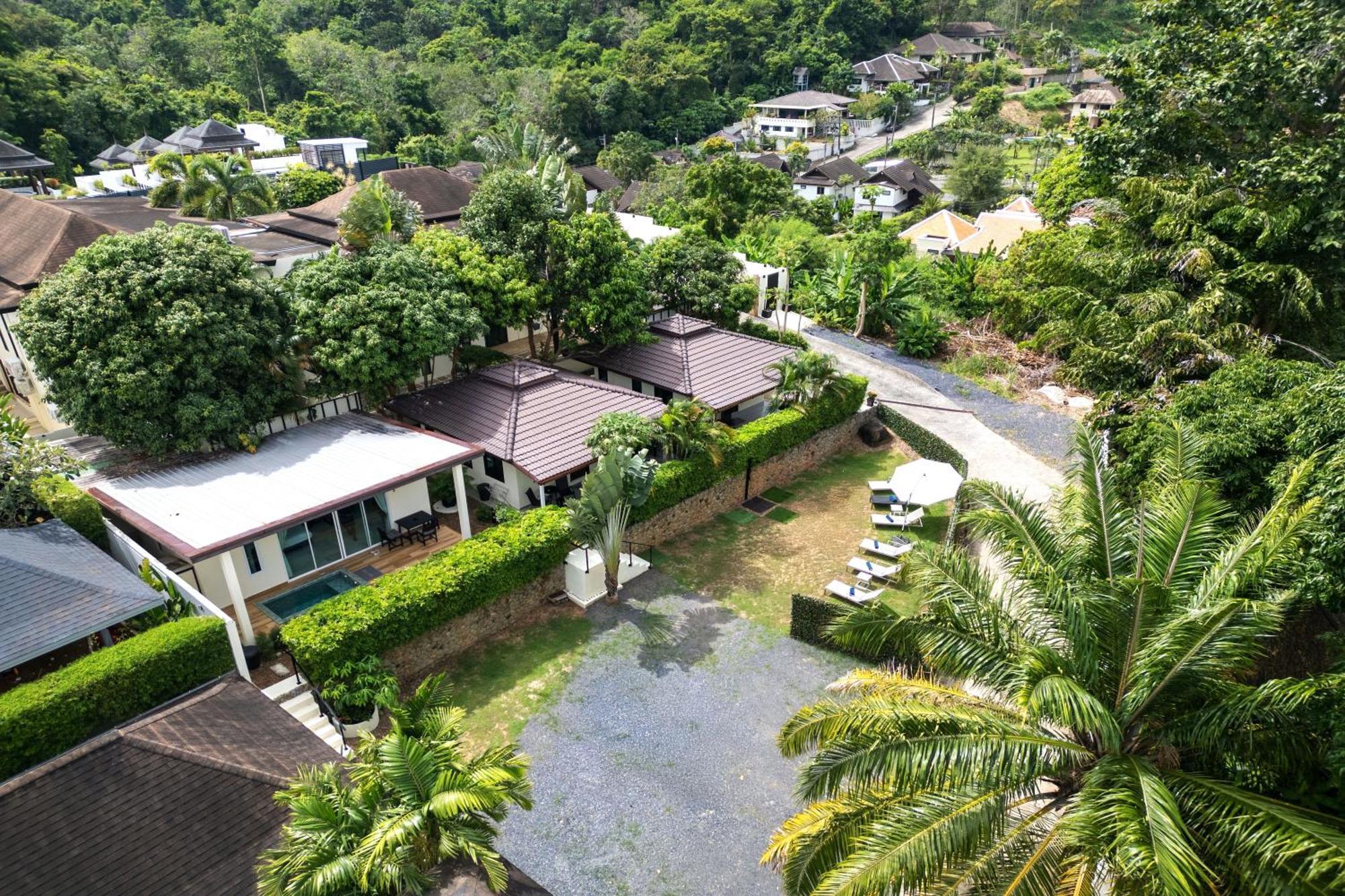 Oxavia Garden Oasis In Nai Harn - Your Private Tropical Garden With 3 Cabins And Jacuzzi Rawai エクステリア 写真