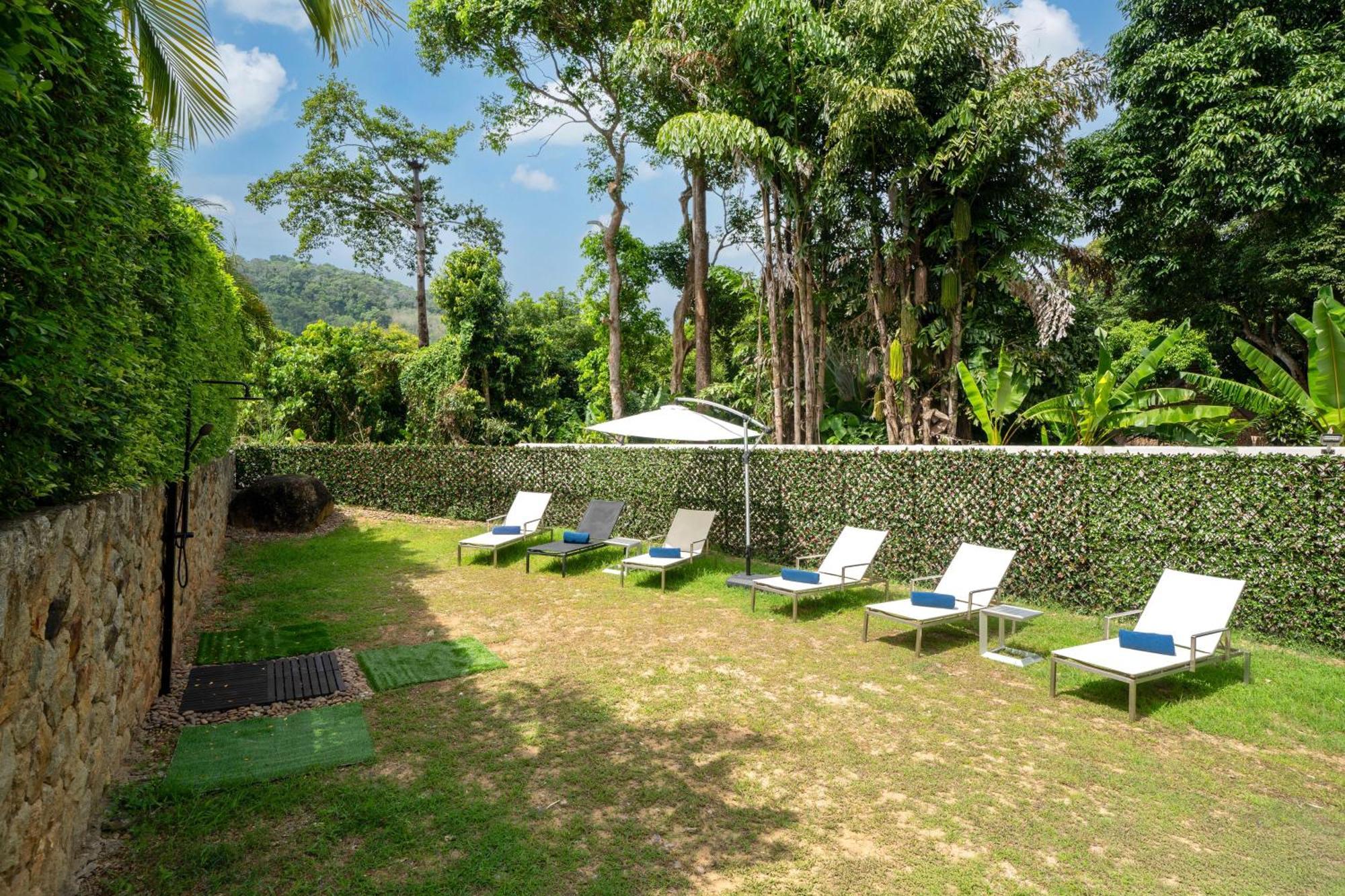 Oxavia Garden Oasis In Nai Harn - Your Private Tropical Garden With 3 Cabins And Jacuzzi Rawai エクステリア 写真